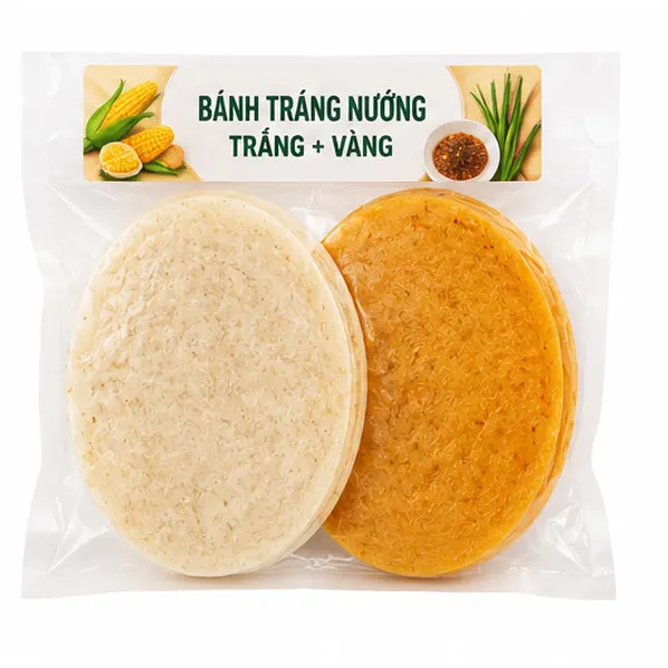 bánh trán nướng trắng+vàng